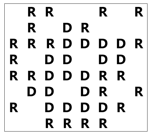 This map has 19 D’s and 23 R’s.