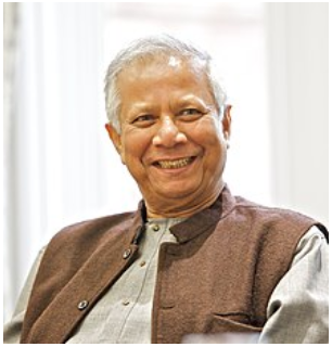 Portrait of Dr. Muhammad Yunus.